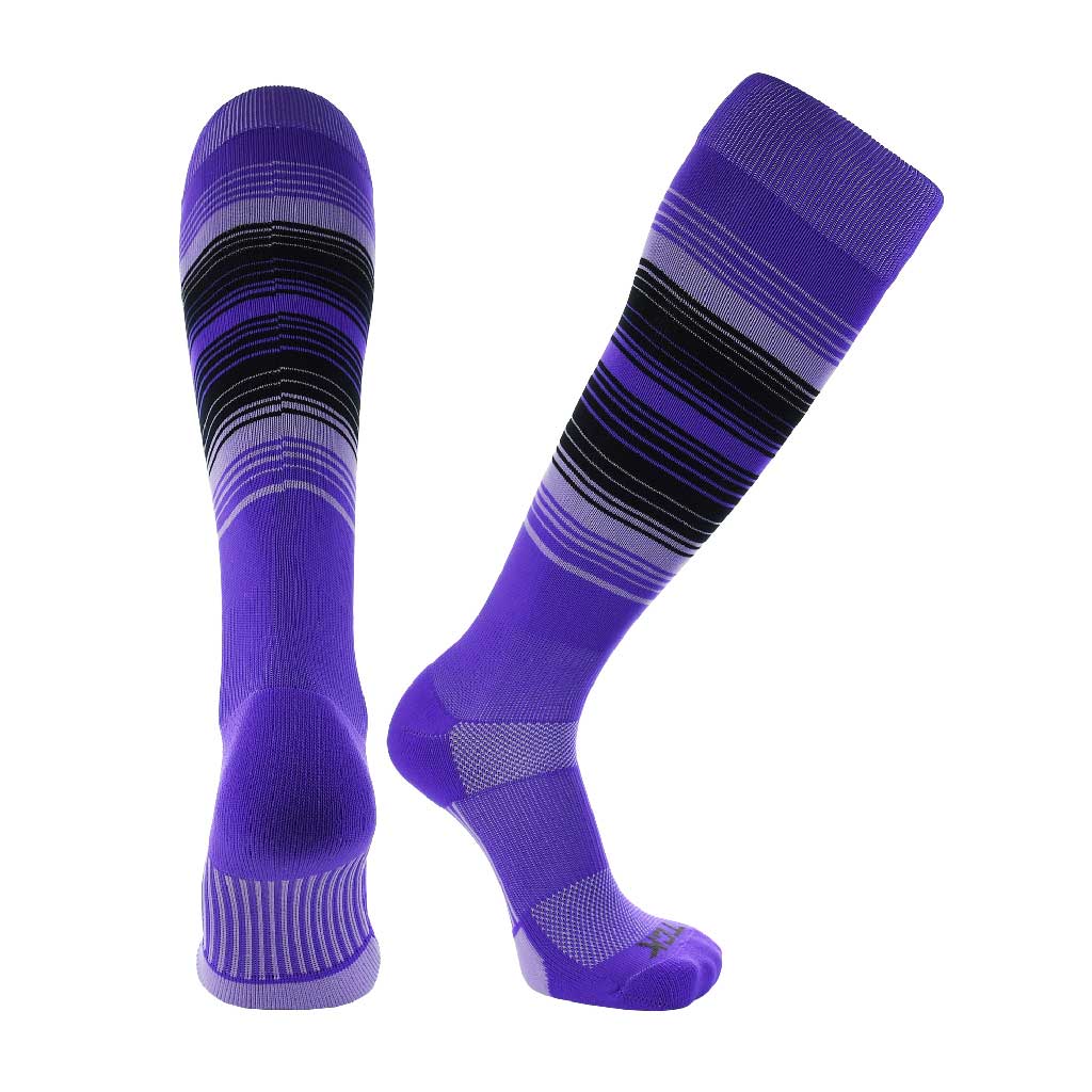 TCK Performance Baseball Socks - Dugout HYPE (DBO43) - Grape/Lavender/Black