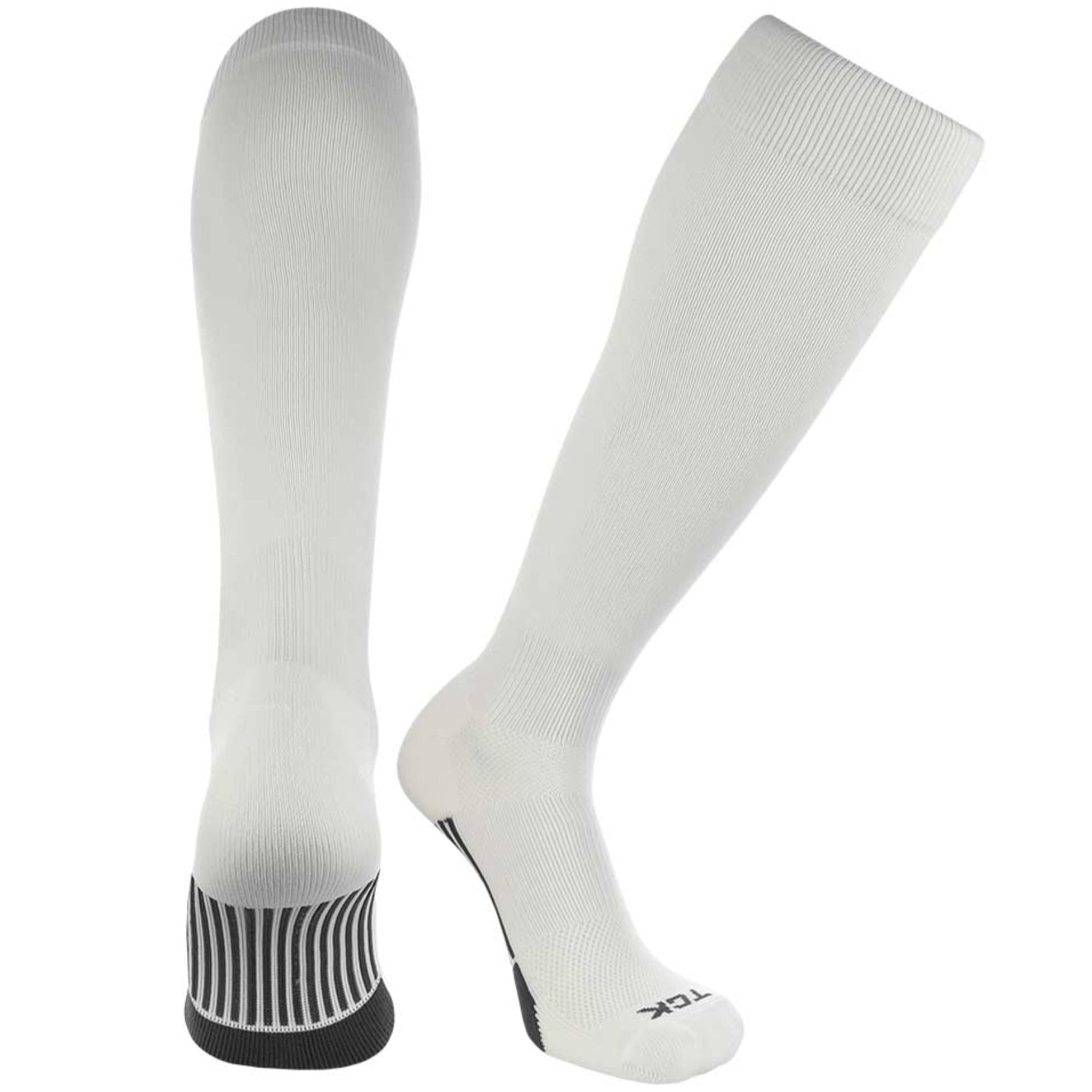 Dugout Series - Solid Colors OTC Socks (DNOA1) White