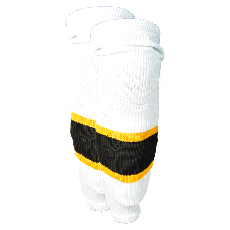 Pearsox Pro Weight Knit Ice Hockey Socks - Boston (Black, Gold or White) | Size Adult (30