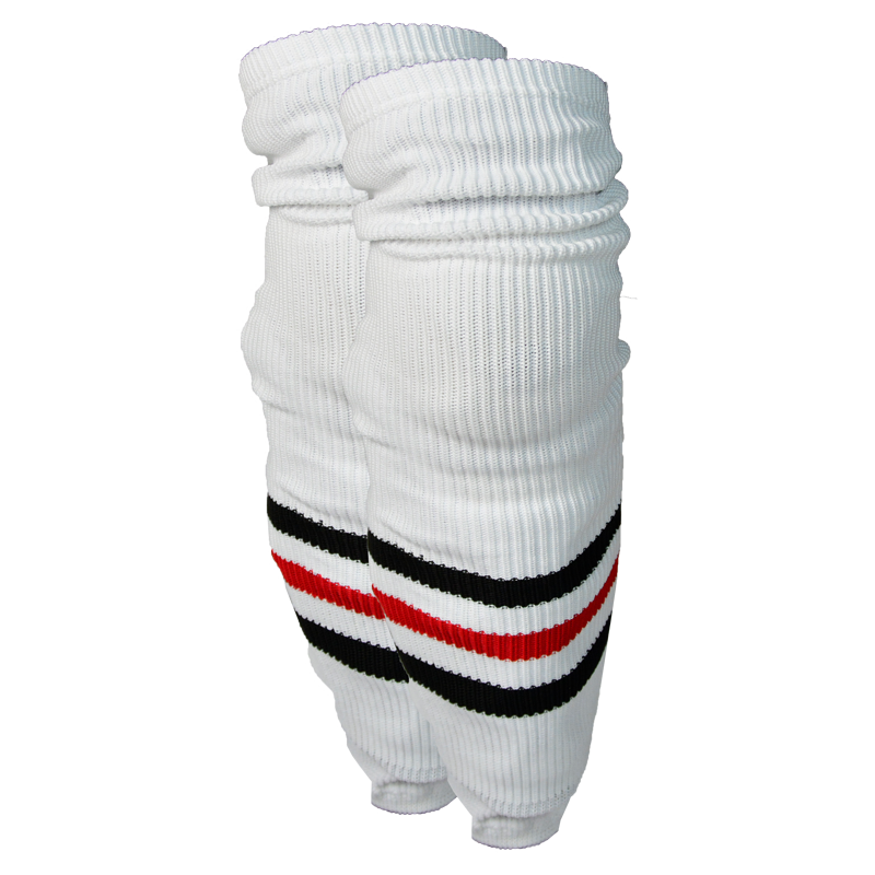 Pearsox Pro Weight Knit Ice Hockey Socks - Chicago (Black, Red or White) | Size Adult (30