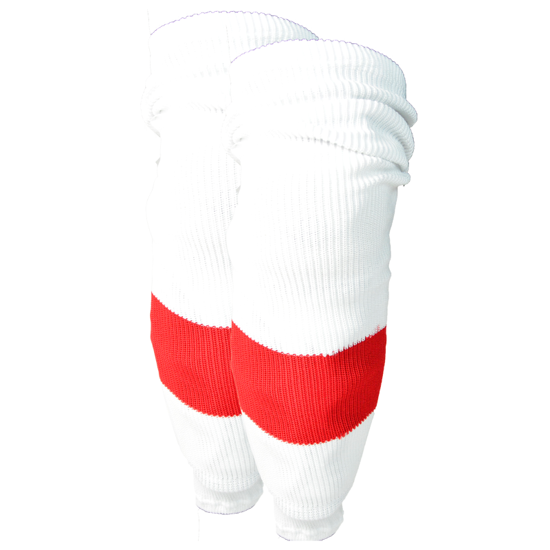 PearSox Pro Weight Knit Hockey Socks - Detroit (Red or White) | Size Adult (30