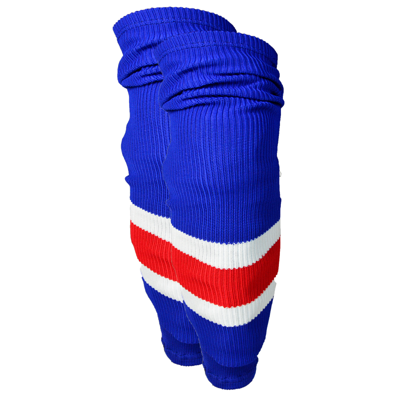 Pearsox Pro Weight Knit Ice Hockey Socks - Rangers (Royal or White) | Size Adult (30