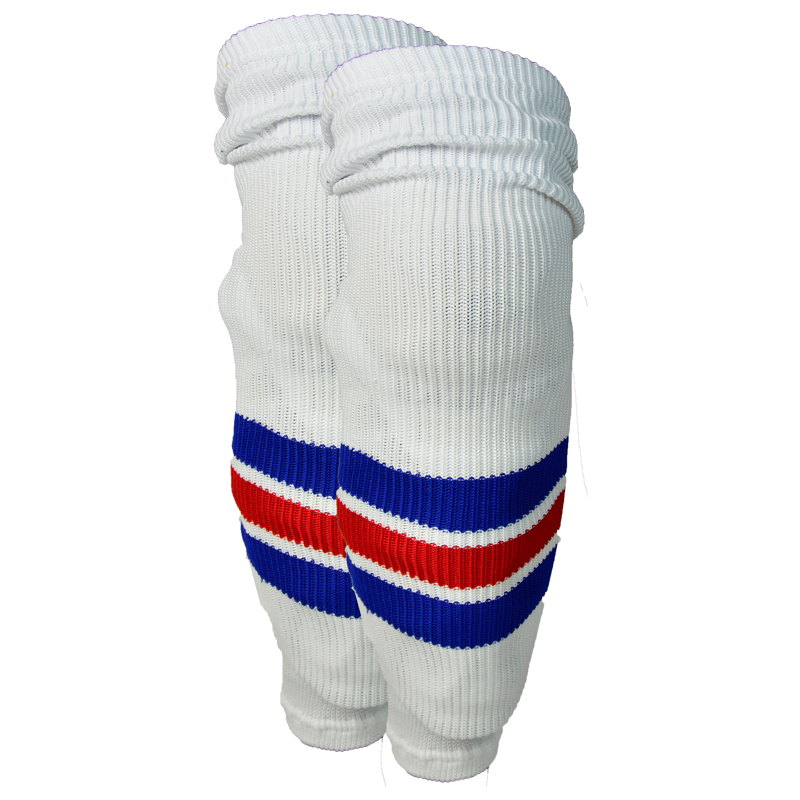 Pearsox Pro Weight Knit Ice Hockey Socks - Rangers (Royal or White) | Size Adult (30