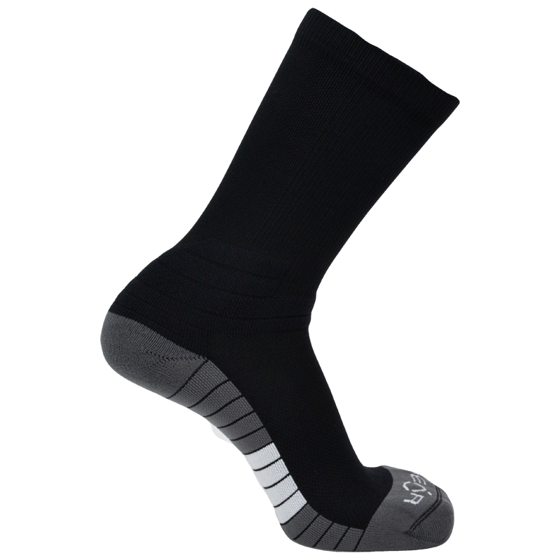 Pear Surge Crew Socks (SURCR) - Solid Color Performance Athletic Socks