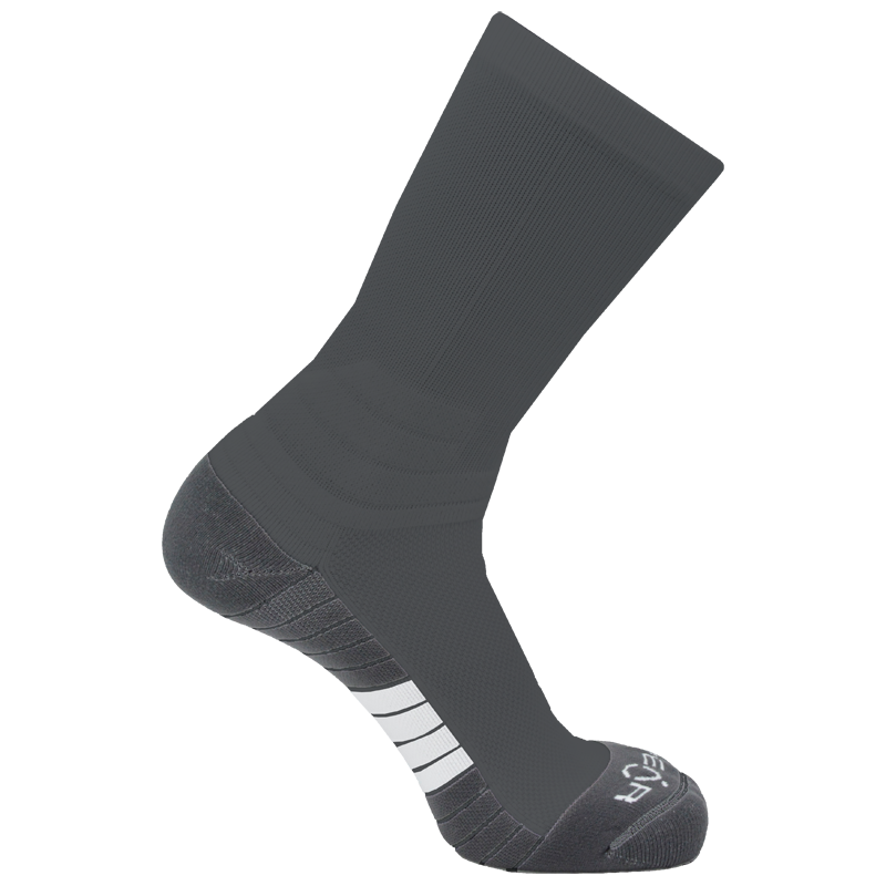 Pear Surge Crew Socks (SURCR) - Solid Color Performance Athletic Socks