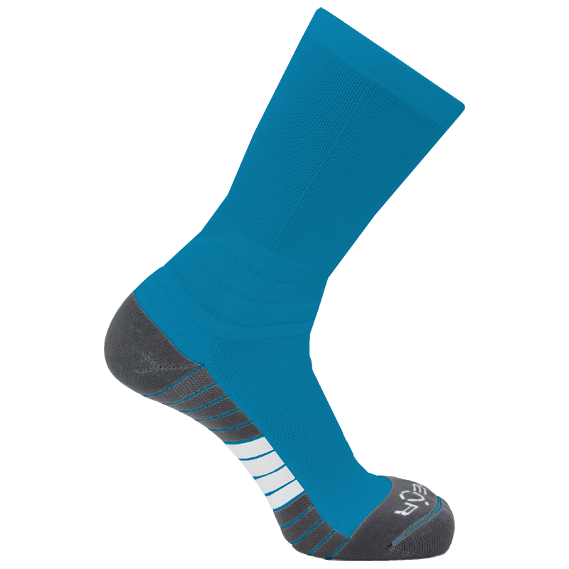 Pear Surge Crew Socks (SURCR) - Solid Color Performance Athletic Socks