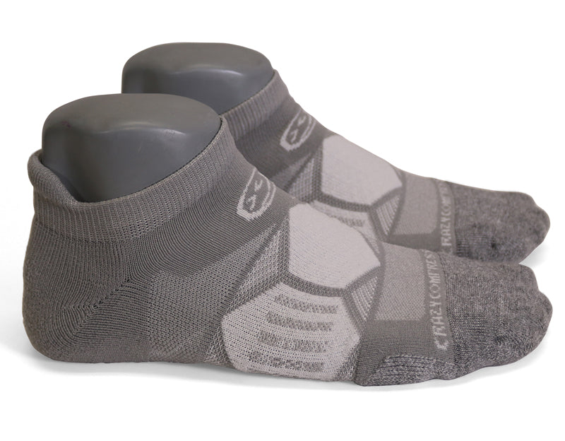 Crazy Compression Elite Running Socks - Cool Grey