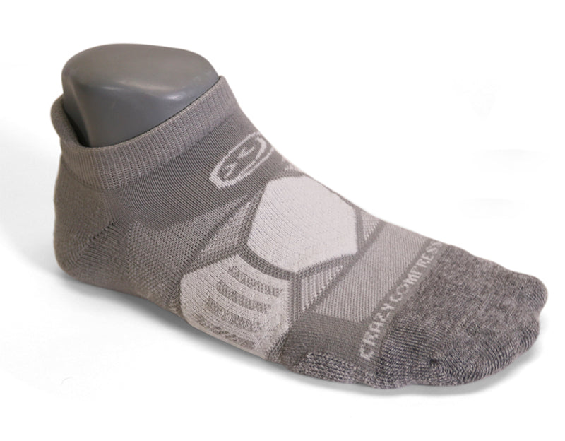 Crazy Compression Elite Running Socks - Cool Grey