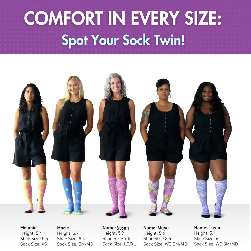 Crazy Compression Socks - Fifth of May  (Standard & Extra Wide)