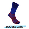 Wrightsock Coolmesh II - Crew Length - Patriotic - Anti Blister System