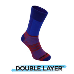 Wrightsock Coolmesh II - Crew Length - Patriotic - Anti Blister System