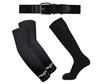 Black Allsport sock, belt & sleeve