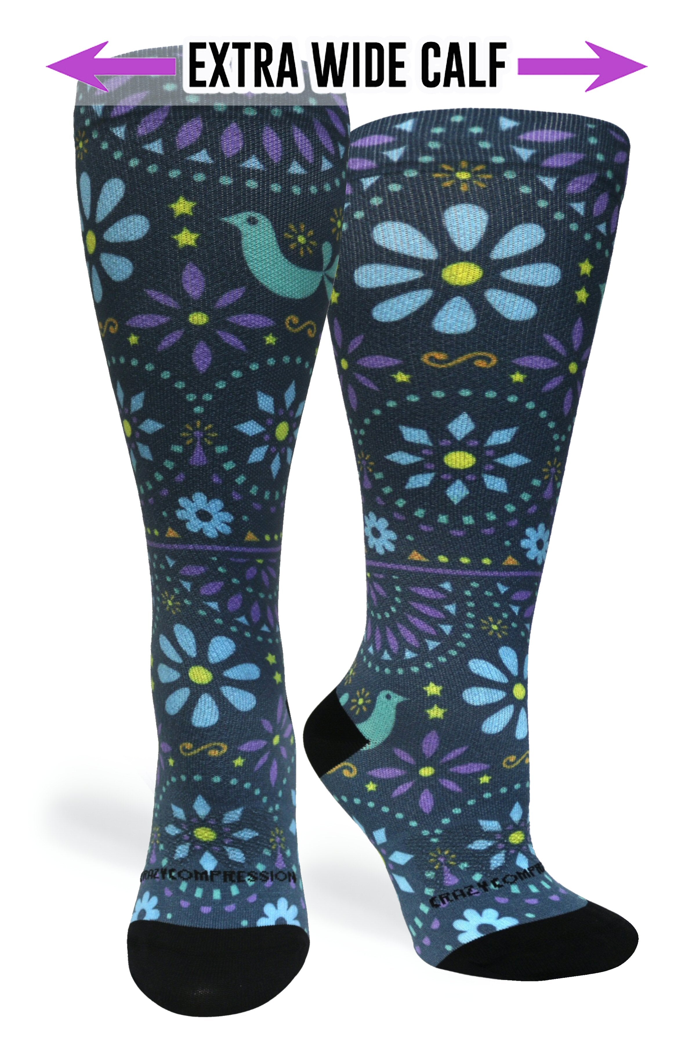 Crazy Compression Socks - Fifth of May  (Standard & Extra Wide)