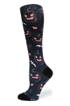 Crazy Compression Socks - Jill-O-Lantern for Halloween  (Standard & Extra Wide)