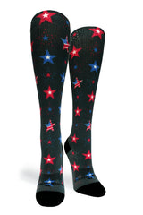 Crazy Compression Socks - USA Stars (Standard & Extra Wide)