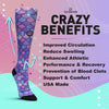 Crazy Compression Socks - Harmony  (Standard & Extra Wide)