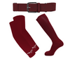 Cardinal Sock, Belt & Sleeve Set