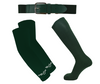 Forest Green Allsport sock, belt & sleeve