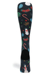 Crazy Compression Socks - Frosty's Party for the Holidays (Standard & Extra Wide)