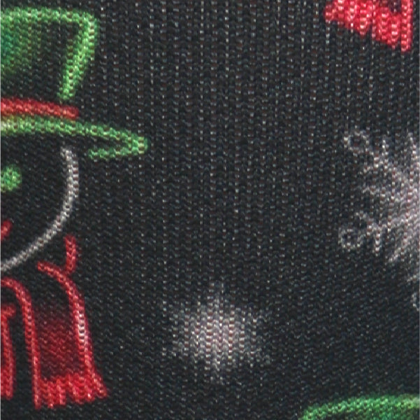 Crazy Compression Socks - Glow Frosty for the Holidays (Standard & Extra Wide)