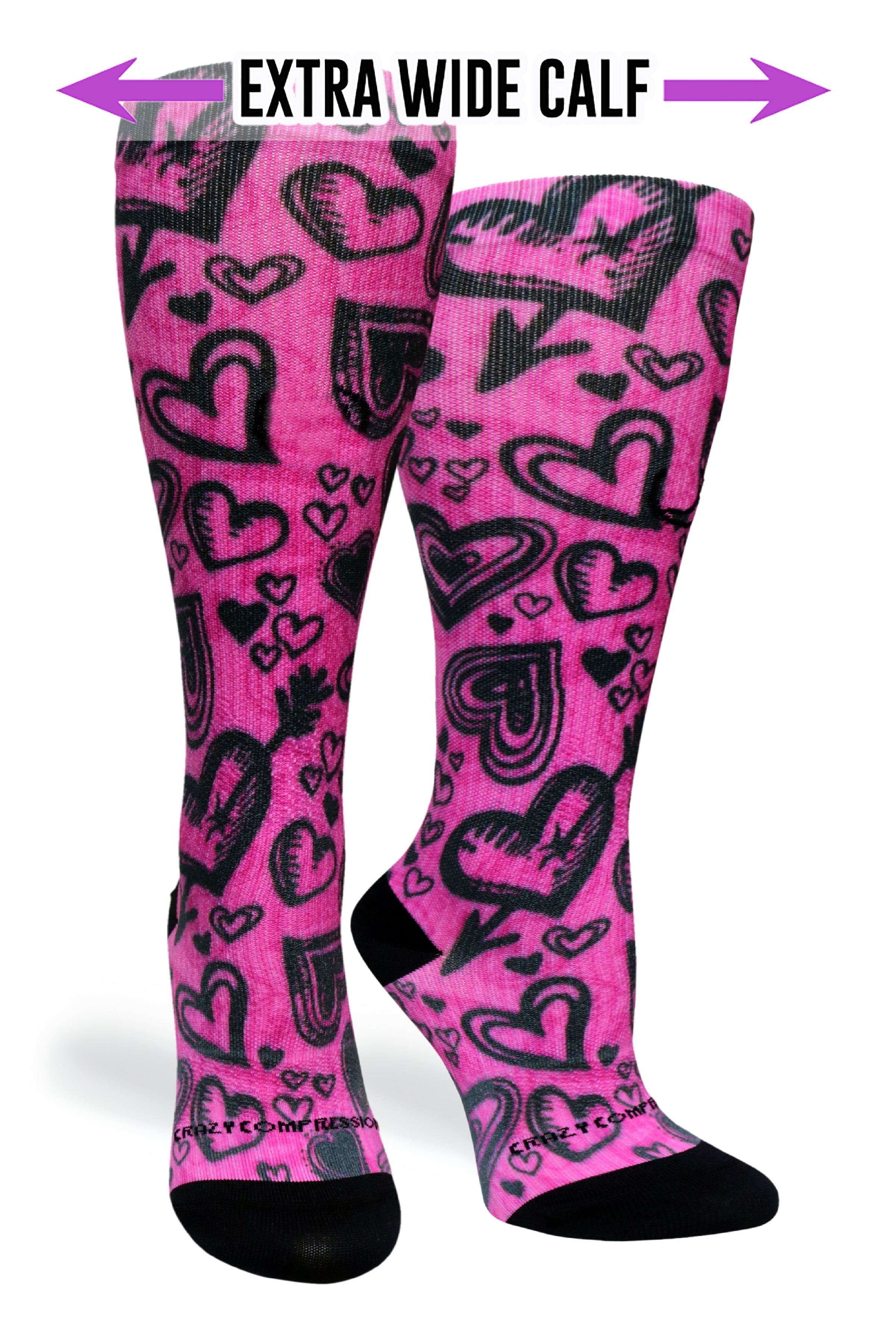 Crazy Compression Socks - Harmony  (Standard & Extra Wide)