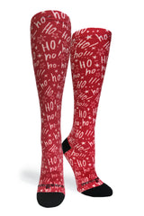 Crazy Compression Socks - Ho Ho Ho for the Holidays!  (Standard & Extra Wide)