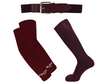 Maroon Allsport sock, belt & sleeve