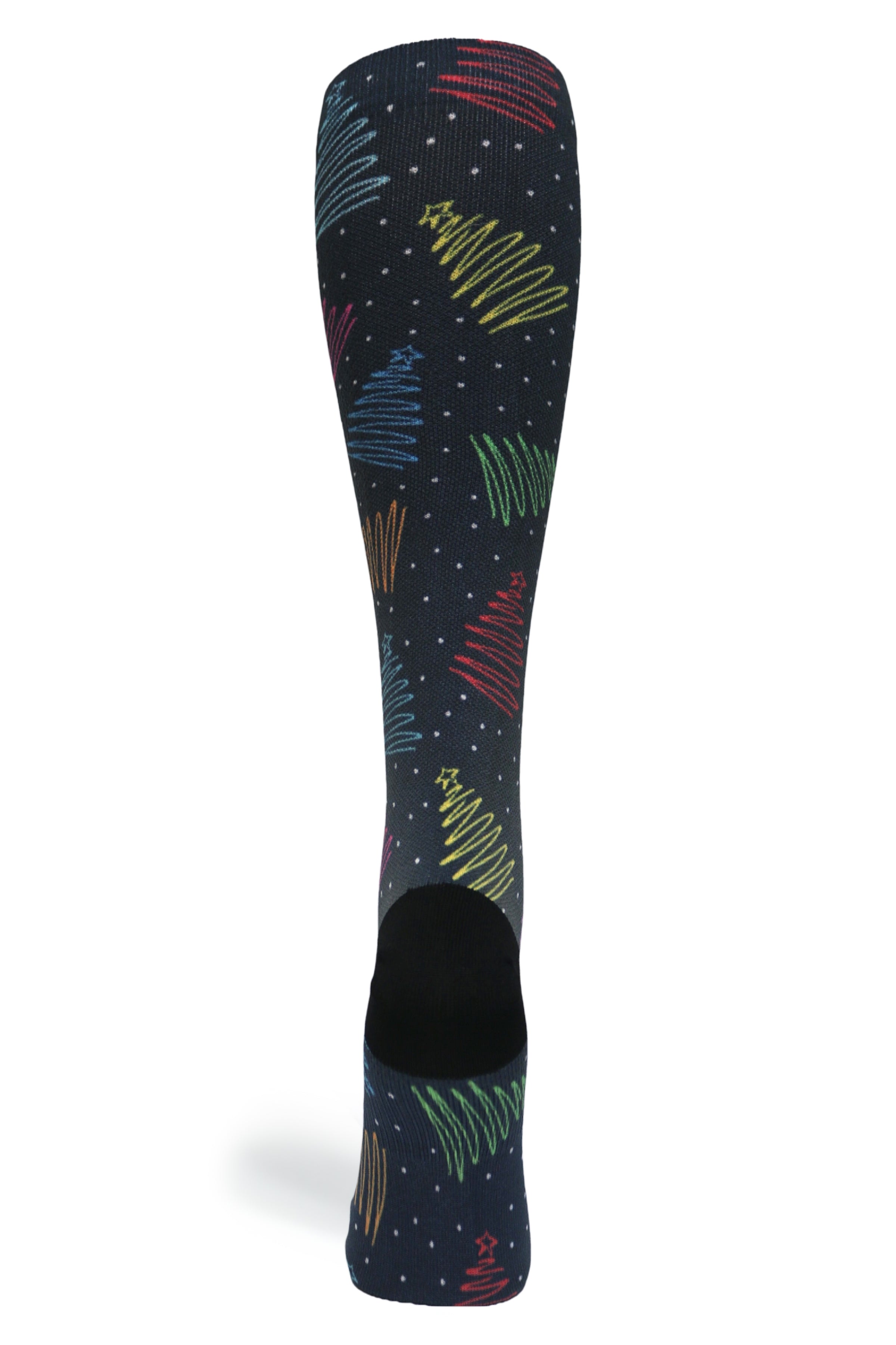Crazy Compression Socks - Merry Trees for Christmas (Standard & Extra Wide)