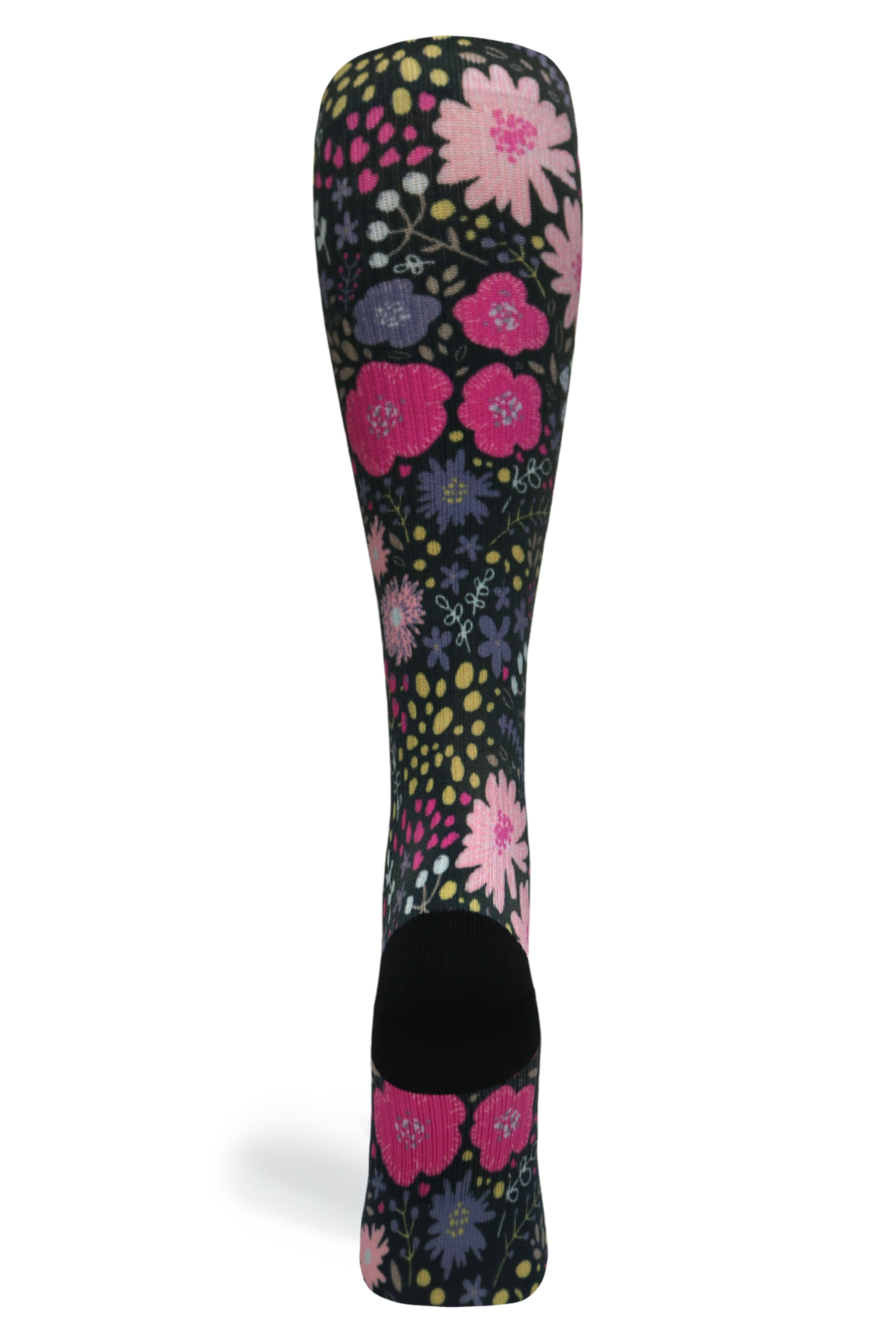 Crazy Compression Socks - Night Garden - (Standard & Extra Wide)