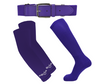 Purple Allsport sock, belt & sleeve