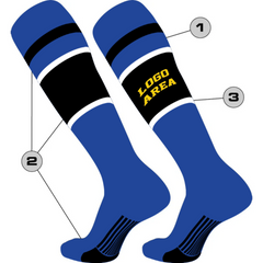 Rally Custom Baseball & Softball Socks  - Pattern 7