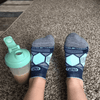 Crazy Compression Elite Running Socks - Navy & Mint