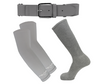 Silver Allsport sock, belt & sleeve