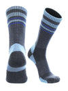 Striped Merino Wool Hiking Crew Sock (WC3177)