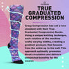Crazy Compression Socks - Jill-O-Lantern for Halloween  (Standard & Extra Wide)