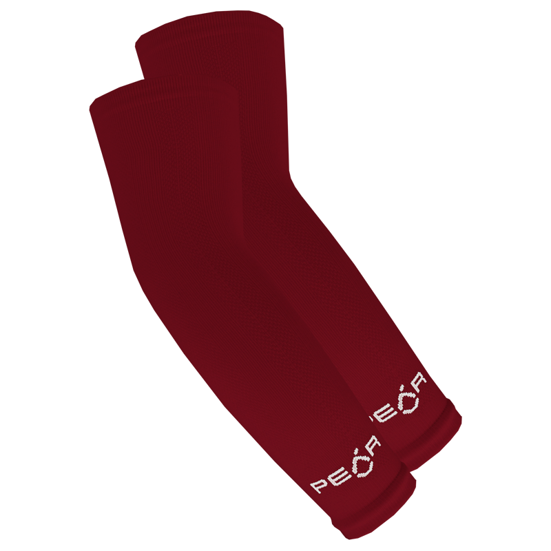 Pear Solid Color Arm Sleeves (ARMDES) cardinal