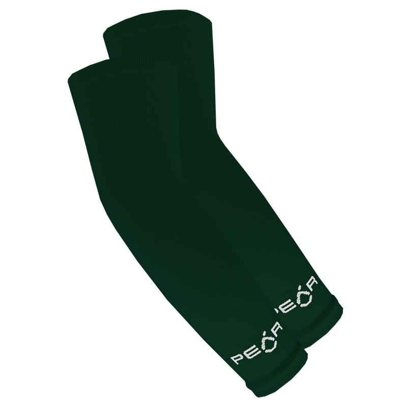 Pear Solid Color Arm Sleeves (ARMDES) forest green