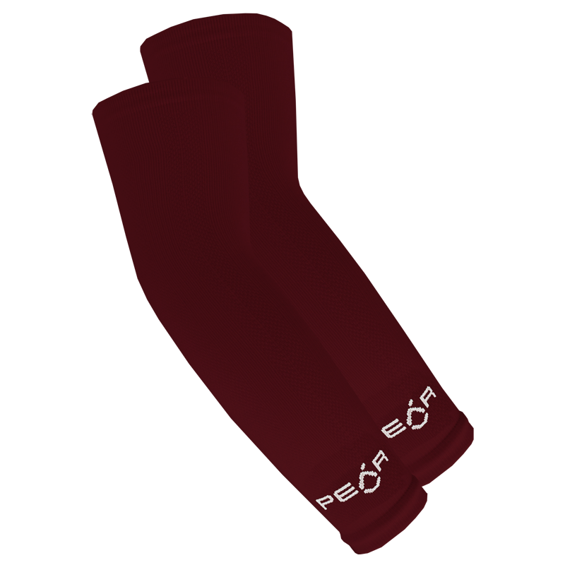 Pear Solid Color Arm Sleeves (ARMDES) maroon