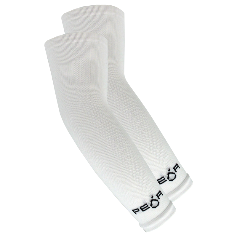 Pear Solid Color Arm Sleeves (ARMDES) white