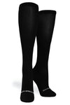 Crazy Compression Socks - Solid Black (Standard & Extra Wide)