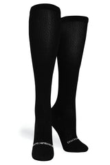 Crazy Compression Socks - Solid Black (Standard & Extra Wide)