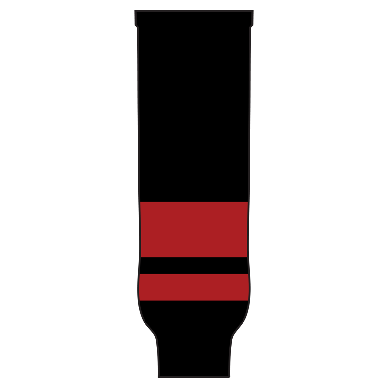 Pearsox Pro Weight Knit Ice Hockey Socks - Carolina (Black, Red or White)