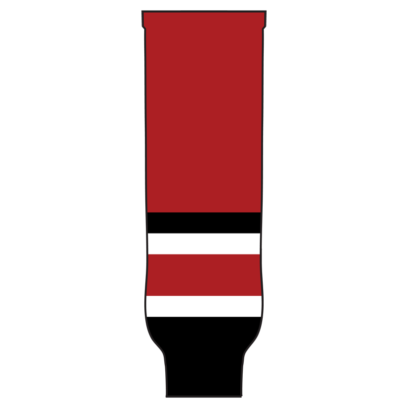 Pearsox Pro Weight Knit Ice Hockey Socks - Carolina (Black, Red or White)