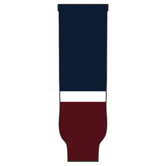 Pearsox Pro Weight Knit Ice Hockey Socks - Colorado (Navy, Maroon, or White)