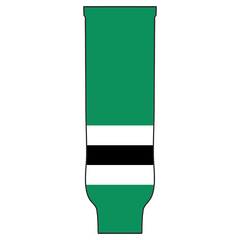 Pearsox Pro Weight Knit Ice Hockey Socks - Dallas (Kelly Green or White)