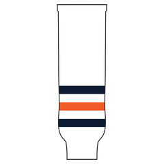 Pearsox Pro Weight Knit Ice Hockey Socks - Edmonton (Navy, Orange or White)