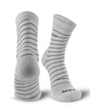 Compression Tape Sock – Ankle Support for Basketball & Football | Boost Circulation & Reduce Pain white with gray