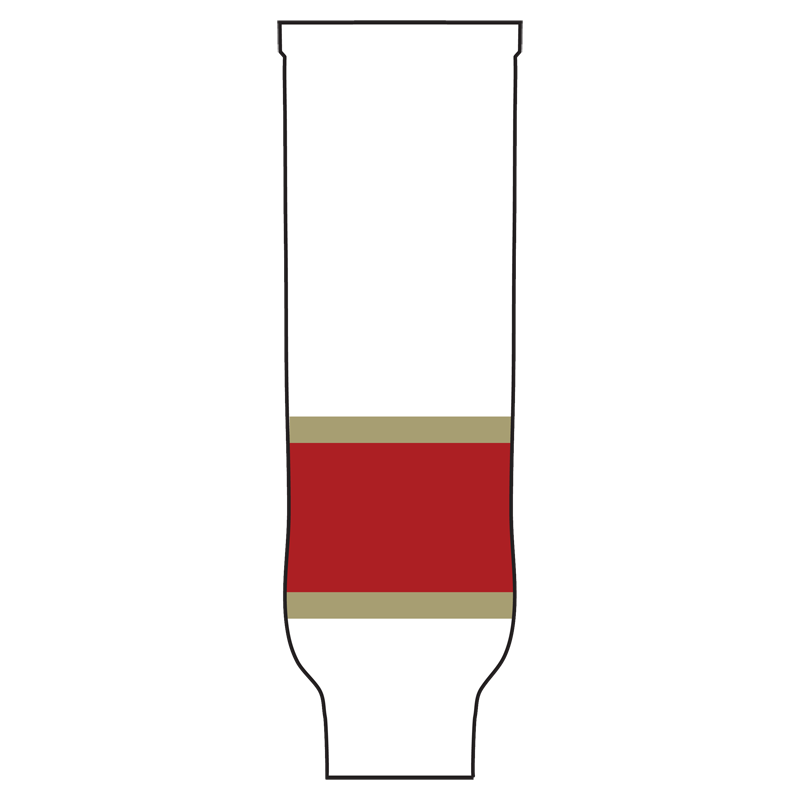 Pearsox Pro Weight Knit Ice Hockey Socks - Florida (Scarlet Red or White)