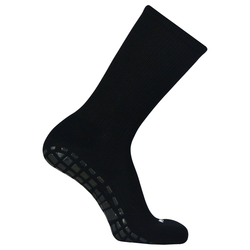 Pearsox black Grip Crew Sock with silicon grip points