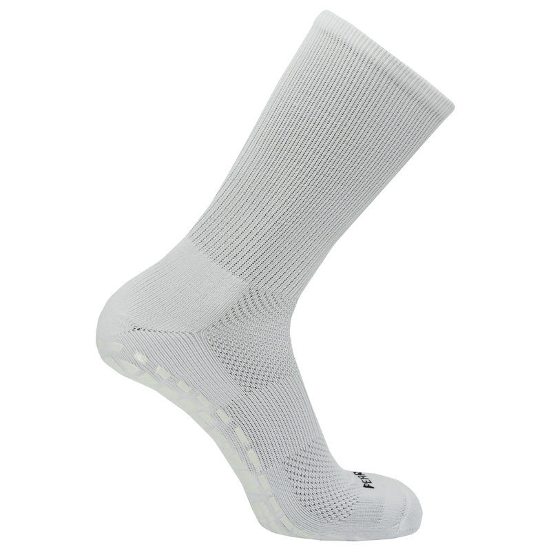 Pearsox white Grip Crew Sock with silicon grip points